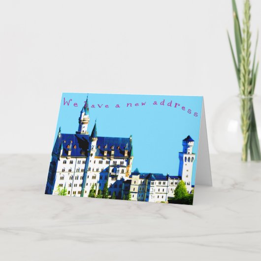 'We hebben een nieuw adres' Aankondiging Sjabloon (Voorkant)