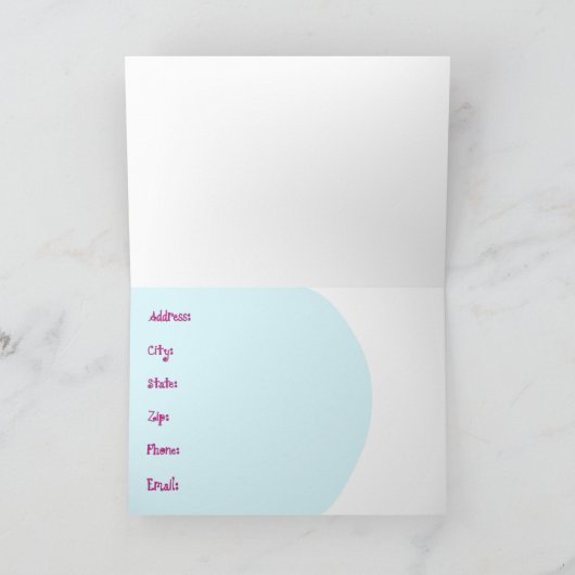 'We hebben een nieuw adres' Aankondiging Sjabloon (Binnen)