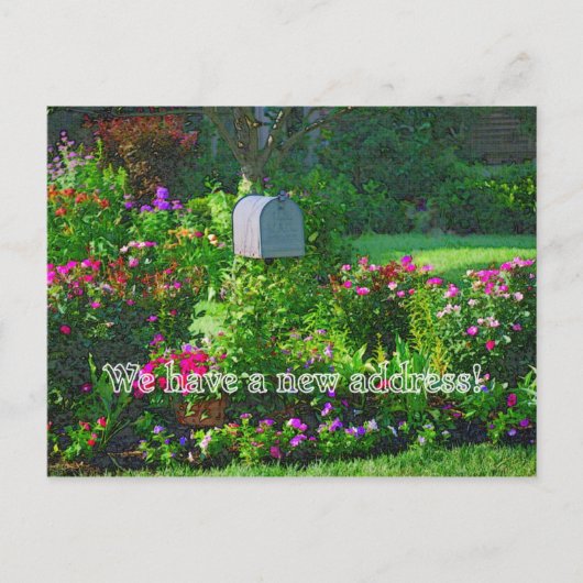 We hebben een nieuw adres aankondigingskaart (Voorkant)