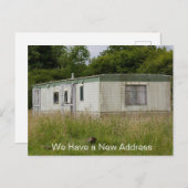 We hebben een nieuw adres-Briefkaart Briefkaart (Voorkant / Achterkant)