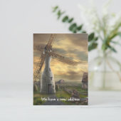 We hebben een nieuw adres - Briefkaart - Sjabloon (Staand voorkant)