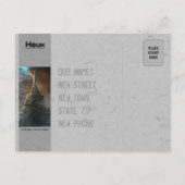 We hebben een nieuw adres - Briefkaart uitnodiging (Achterkant)