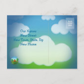 We hebben een nieuw adres - Briefkaart uitnodiging (Achterkant)