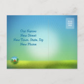 We hebben een nieuw adres - Briefkaart uitnodiging (Achterkant)