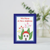 We hebben een nieuw adres Briefkaarten (Staand voorkant)