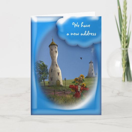 We hebben een nieuw adres | Fantastisch dorp Aankondiging (Voorkant)