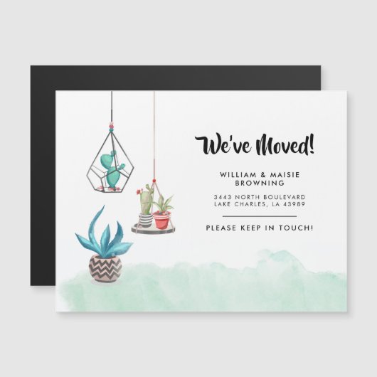 We hebben een nieuw adres verhuisd naar huis aanko (Voorkant / Achterkant)