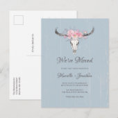 We hebben een nieuw adres verplaatst, bijtende Cow Aankondigingskaart (Voorkant / Achterkant)