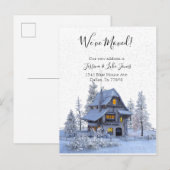 We hebben een nieuw adresbericht verplaatst om Ker Aankondigingskaart (Voorkant / Achterkant)