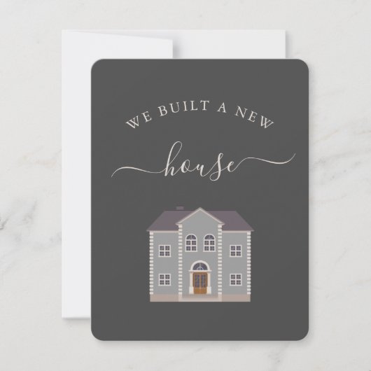 We hebben een nieuw huis gebouwd dat we hebben aan (Voorkant)