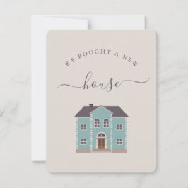 We hebben een nieuw huis gekocht voor een cream en