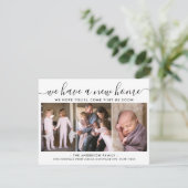 We hebben een nieuw startadres dat 3 foto's verpla aankondiging (Staand voorkant)