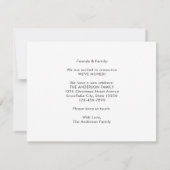 We hebben een nieuw startadres dat 3 foto's verpla aankondiging (Achterkant)