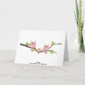 We hebben een nieuw wenskaart aankondiging (Achterkant)