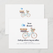 We hebben een nieuwe Adres Boho Bewegende Aankondi Aankondiging (Voorkant / Achterkant)