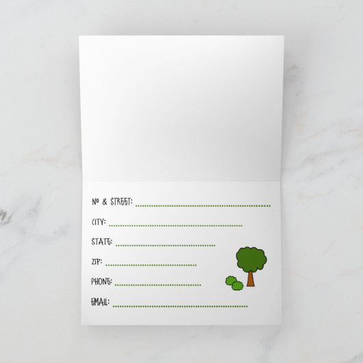 We hebben een nieuwe adresaankondiging (Binnen)