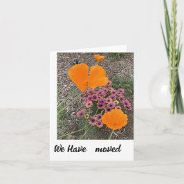 We hebben een nieuwe adresmeldingskaart verplaatst bedankkaart