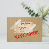 We hebben een nieuwe Home CardBoard Box verplaatst Aankondiging (Staand voorkant)