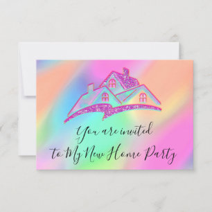 We hebben een nieuwe home Invitation Holographic g Kaart