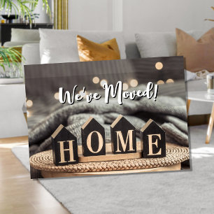 We Hebben Een Nieuwe Huis Kaart Verhuisbericht V