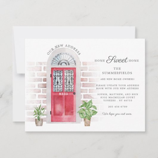 We hebben een nieuwe mededeling over adreswijzigin (Voorkant)