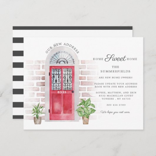 We hebben een nieuwe mededeling over adreswijzigin (Voorkant / Achterkant)