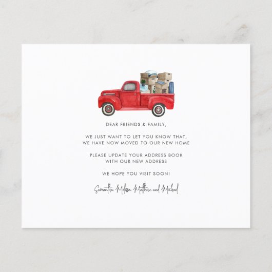 We hebben een nieuwe mededeling over adreswijzigin (Achterkant)