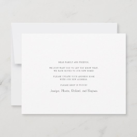 We hebben een nieuwe mededeling over adreswijzigin aankondiging (Achterkant)