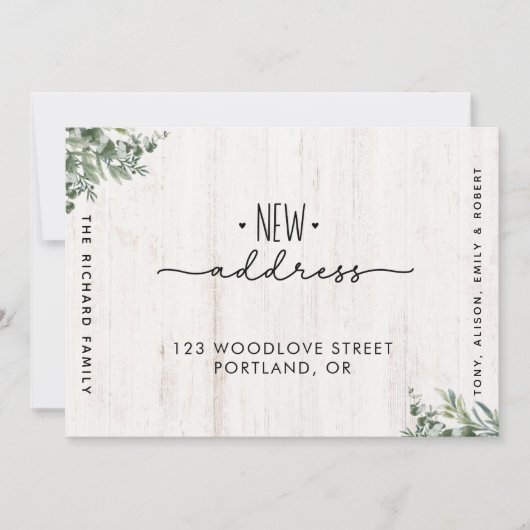 We hebben een nieuwe mededeling over adreswijzigin aankondiging (Voorkant)