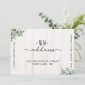 We hebben een nieuwe mededeling over adreswijzigin aankondiging (Staand voorkant)