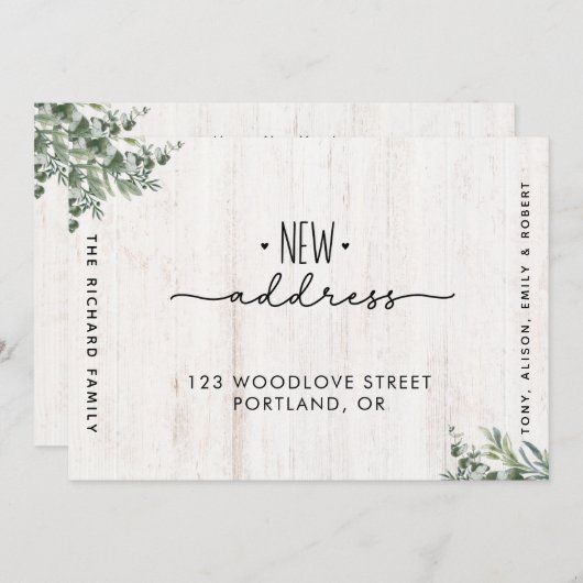 We hebben een nieuwe mededeling over adreswijzigin aankondiging (Voorkant / Achterkant)