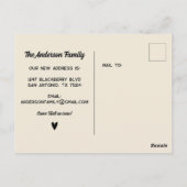 We hebben een nieuwe mededeling over adreswijzigin briefkaart (Achterkant)