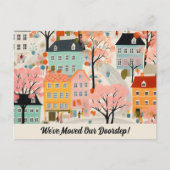 We hebben een nieuwe mededeling over adreswijzigin briefkaart (Voorkant)