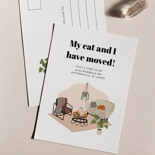 We hebben een nieuwe mededeling over adreswijzigin briefkaart