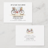 We hebben een nieuwe mededeling over adreswijzigin visitekaartje (Voorkant / Achterkant)