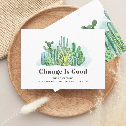 We hebben een nieuwe mededeling over adreswijzigin visitekaartje