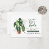 We hebben een nieuwe mededeling over 'Roots Moving Notitiekaartje (Voorkant / Achterkant in situ)