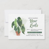 We hebben een nieuwe mededeling over 'Roots Moving Notitiekaartje (Voorkant)