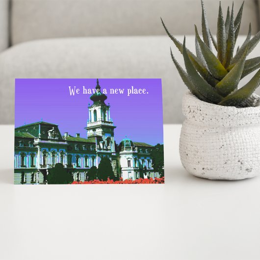 'We hebben een nieuwe plek' Aankondiging Sjabloon