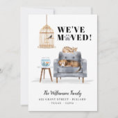 We hebben een nieuwe Thuishond en een kat-slapende Aankondiging (Voorkant)