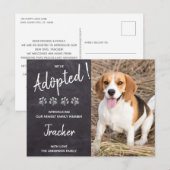 We hebben een nieuwe versie van Dog Rescue Aankondigingskaart (Voorkant / Achterkant)