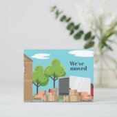 We hebben een nieuwe wijziging van adres voor thui aankondigingskaart (Staand voorkant)