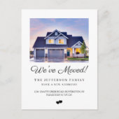 We hebben een nieuwe wijziging van adresfoto's ver aankondigingskaart (Voorkant)