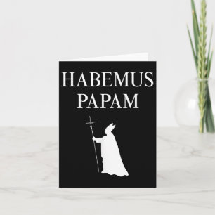 We Hebben Een Paus_ Habemus Papam 2025 God Bless P Kaart