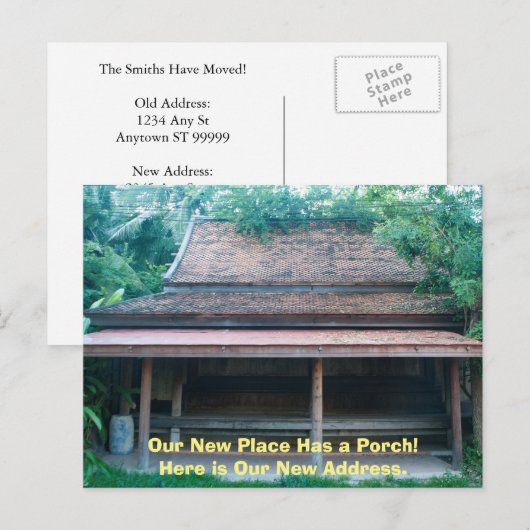 We hebben een Porch Funny Change van de Kaart van  (Voorkant / Achterkant)