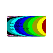 We hebben een regenboog nodig etiket (Voorkant)