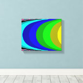 We hebben een regenboog nodig - fractale kunst canvas afdruk (Insitu (Houten vloer))
