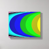We hebben een regenboog nodig - fractale kunst canvas afdruk (Voorkant)