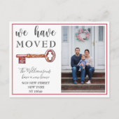 We hebben een rode foto gemaakt. aankondigingskaart (Voorkant)