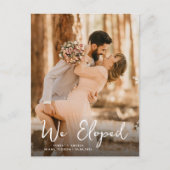 we hebben een romantische trouwaankondiging ontwik briefkaart (Voorkant)